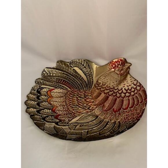 Westmoreland 16" Glass Shaped Turkey Platter - Picture 1 of 10